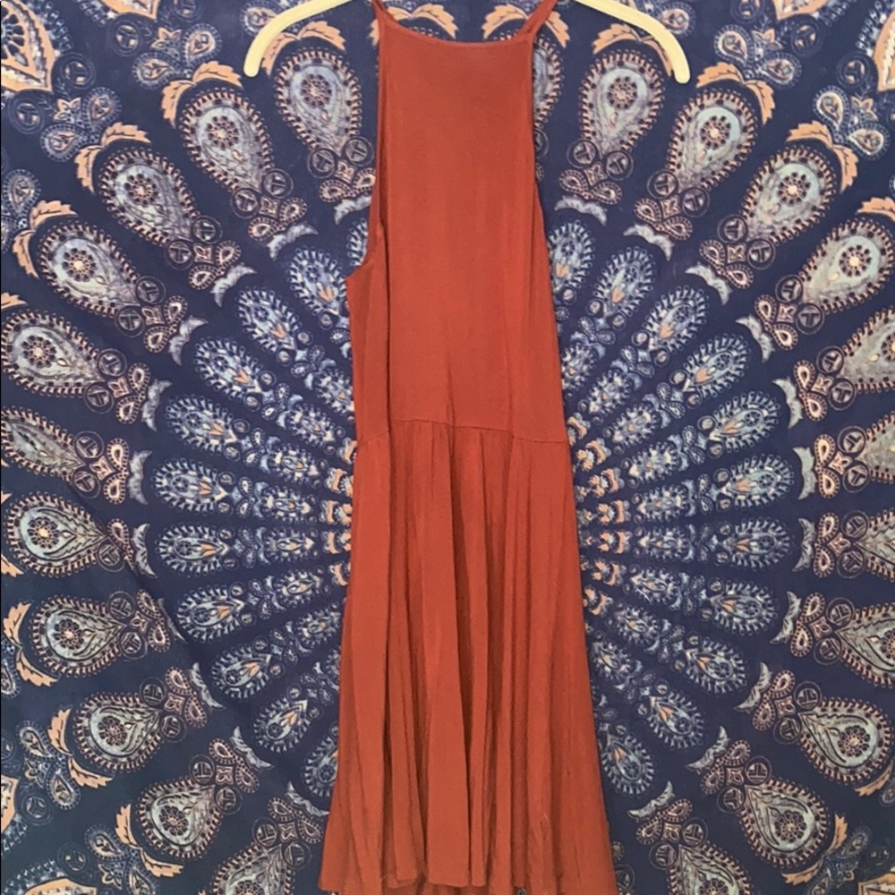 American Eagle soft and sexy caged back dress